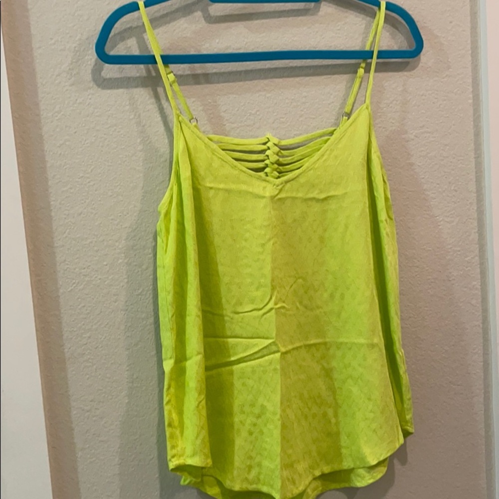 Picket Tank Lime Green NWT SIZE Small